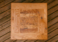 White oak Burl side table