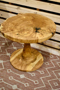 Elm cookie burl and Ash side table
