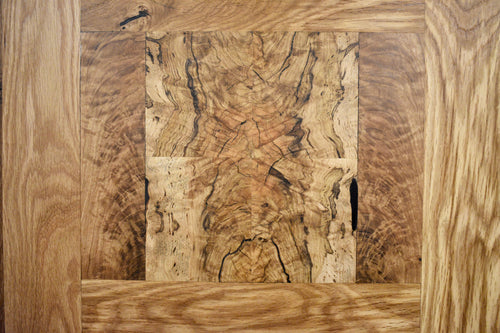 White oak Burl side table